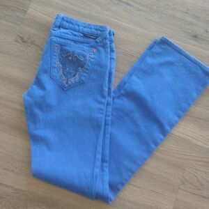 J&Company Bedazzled Boot Cut Blue Jeans